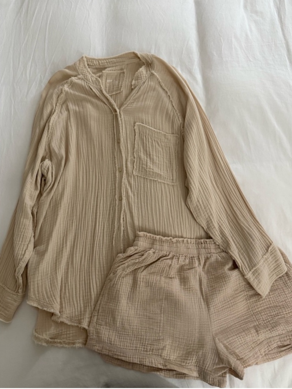 AERIE - Pool to Party Soft Oat Set Sz Large